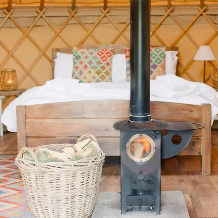 Yurtshire Fountains - Wensley Yurt 山林小屋 *