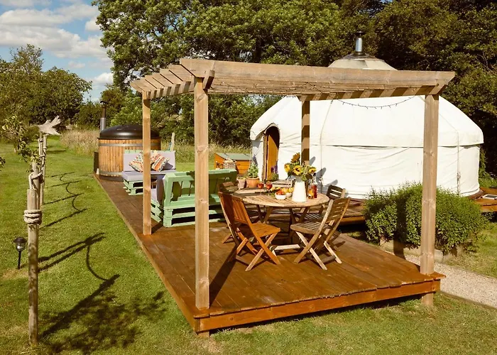 Yurtshire Fountains - Wensley Yurt